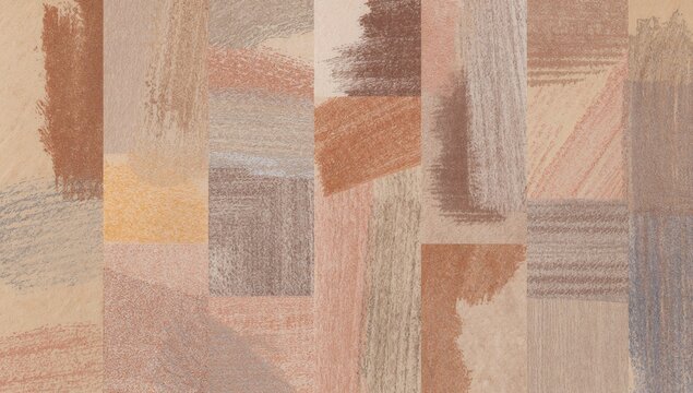 Textured Abstract Background with Warm Tones and Color Blocks
