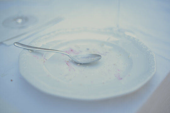 plate on the table