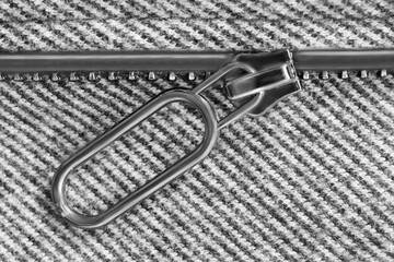 Zip slider closeup © Tarzhanova
