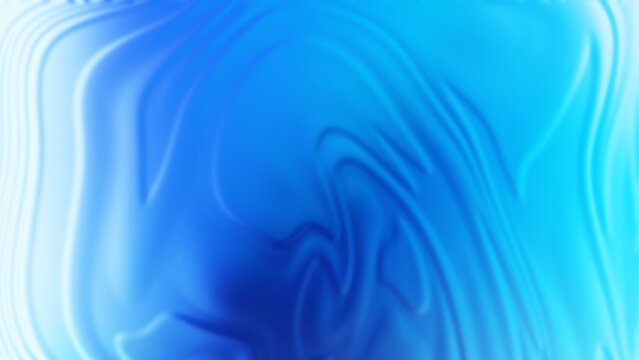 Futuristic Wavy Glass Background, Cyan Blue White with Luminous Glow