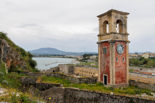 Alte Festung in Kerkyra auf Korfu in Griechenland