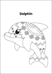 Mandala Dolphin Design © Sithara