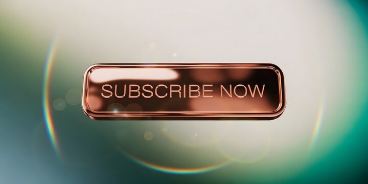 Elegant rose gold metallic label plate.
