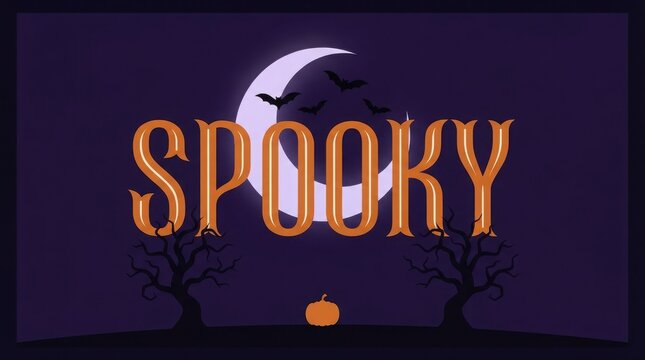 This captivating image beautifully encapsulates the eerie and delightful spirit of halloween with its spooky aesthetic and classic symbols