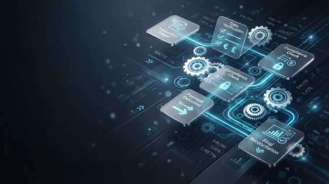 Automated Financial Technology Workflow for Payment Execution and Compliance Checks
