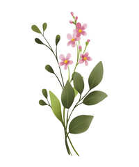 Fototapeta premium Flowers watercolor, floral botanical illustration, clipart. Bouquet perfectly for sublimation and printing design on invitations, cards, posters and other. Hand drawing.