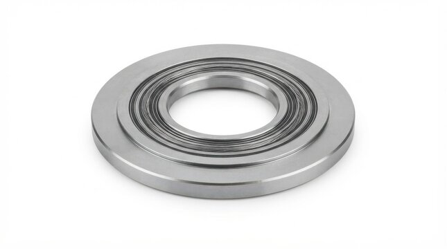 Precision machined stainless steel mechanical seal ring for pump and motor shaft applications