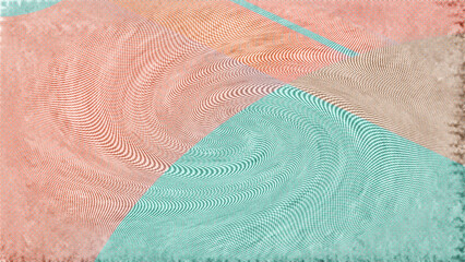 Abstract gradient wave pattern design