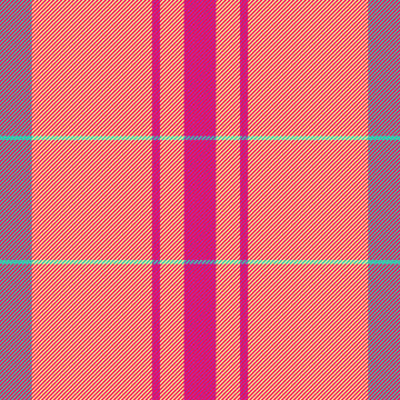Bold pink and red plaid pattern showcasing a sophisticated twill texture. Ideal for modern fashion, apparel designs, and chic digital backgrounds. A seamless and vibrant geometric textile.