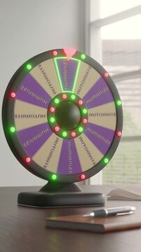 Decision wheel spins between humanize and automate options