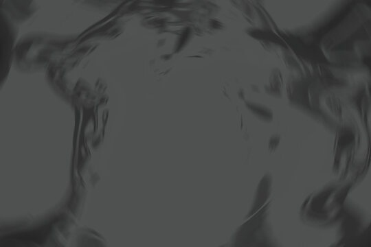 Abstract dark silver metallic liquid ripple background with chrome glossy reflection motion blur