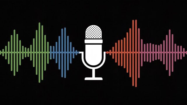 retro microphone vector illustration
