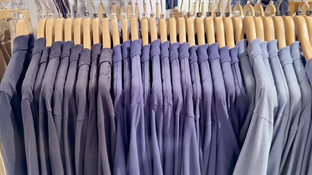 Assorted Casual Clothes on Store Racks