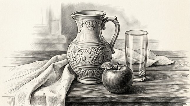 Still life sketch