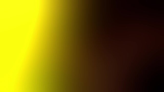 Yellow Light Leak Effect Animation with Warm Cinematic Glow Background