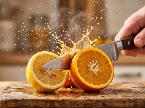 Orange splash