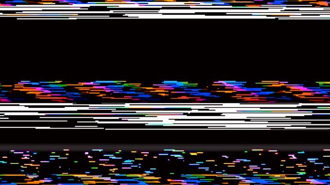 Scanline Glitch Transition Overlay Retro Screen Interference