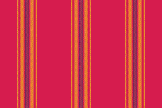 Fatch lines seamless fabric, square vertical textile pattern. Pilk texture vector stripe background in red and bright colors.