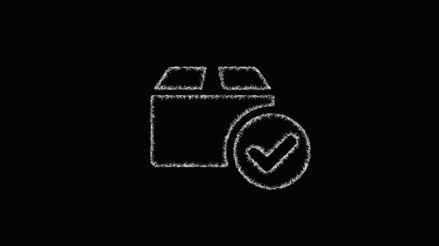 Sketch order confirmed icon animation - smooth progressive reveal