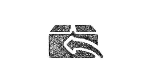 Sketch return item icon animation - smooth progressive reveal
