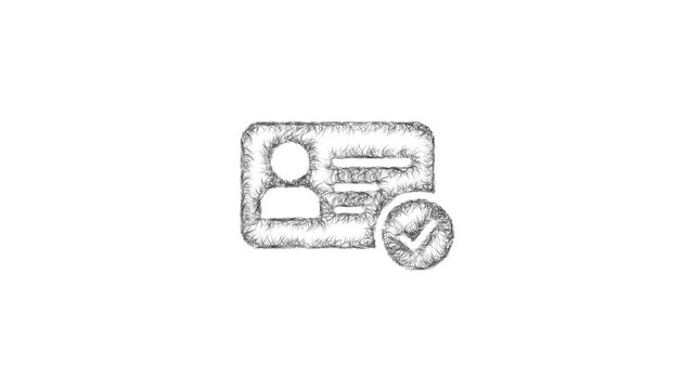 Sketch subscription icon animation - smooth progressive reveal