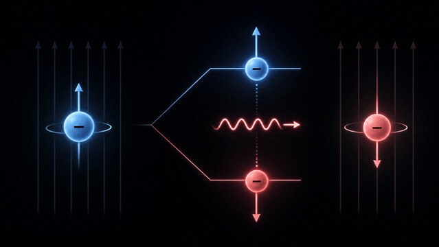  Electron Spin Resonance Zeeman Splitting Microwave Absorption