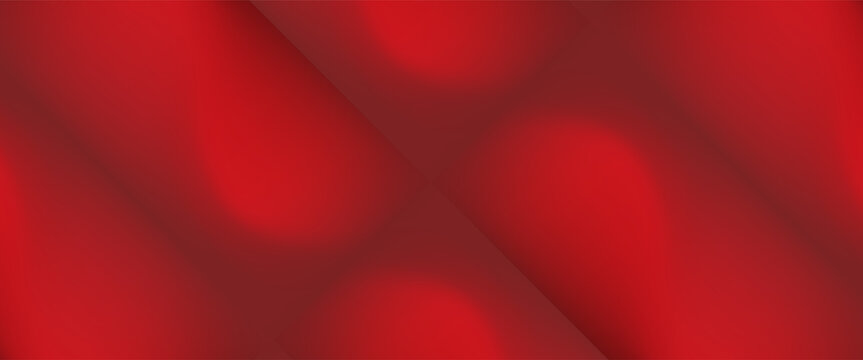 Abstract red gradient background, light and shadow on the backdrop with dimensions, hot tone wall with intense color, horizontal wallpaper.