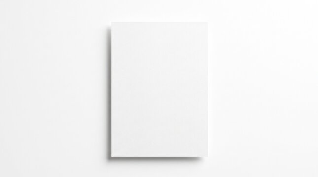 Blank White Book and Box Mockup with Empty Pages and Cover, 3D Paper Template for Business, Office, Document, Packaging, Brochure and Graphic Design Concepts