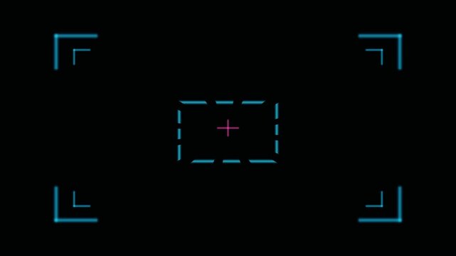 Glowing Tunnel Hud Interface Elements A digital tunnel with glowing interface elements. The motion is smooth and can be used in live visuals for concerts and events. The loop creates a continuous bac