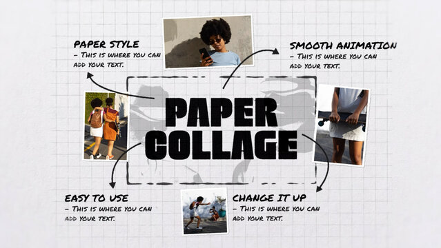 Paper Collage Title Board