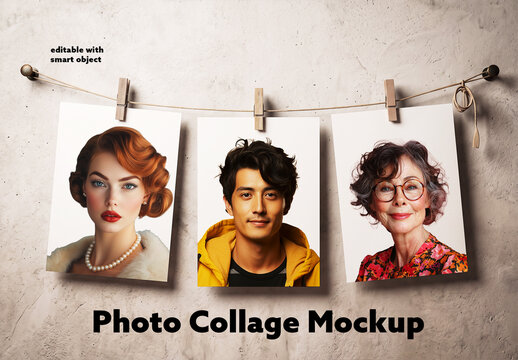 Photo Collage Mockup