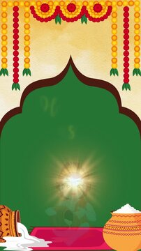 Janmashtami Green Photo India Greeting Video Story