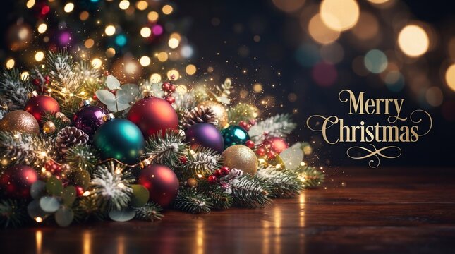 A background with a bunch of gold and ornaments