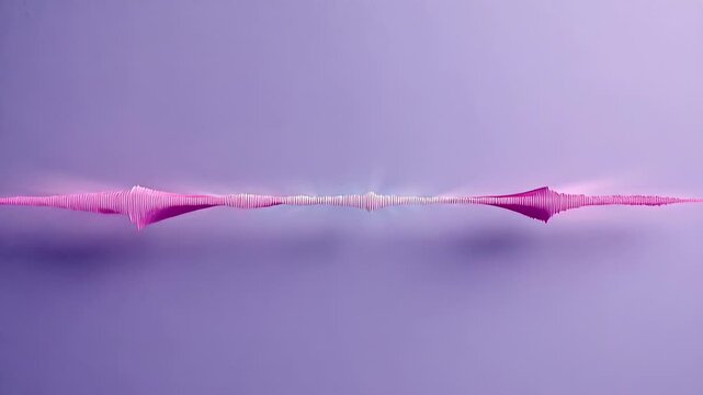 Dynamic audio visualization with vibrant sound waveforms in motion