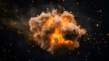 Fototapeta premium explosion of fire