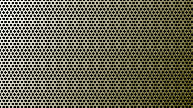 Yellowish metallic perforated screen background for modern engineering and hardware themes.