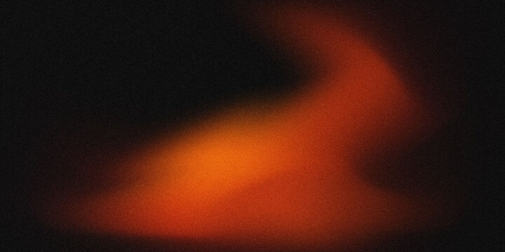 Abstract dark background with soft glowing orange light and smoky blur, warm amber illumination, cinematic atmosphere, subtle gradient texture, elegant minimal backdrop for modern design