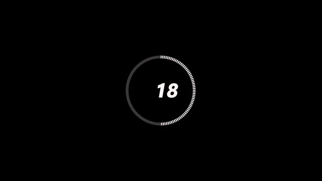 Battery level indicator at 35 percent. Modern circular battery meter on black background. battery charge visualization dashboard element.
