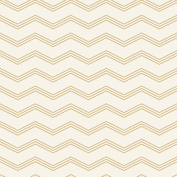 Golden chevron pattern, seamless texture golden stripes