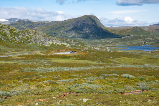 Fjell Landschaft im  Jotunheimen Nationalpark, Norwegen