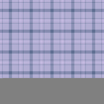 Teen check texture fabric, intricate tartan seamless background. Direct vector plaid pattern textile in light and blue colors.