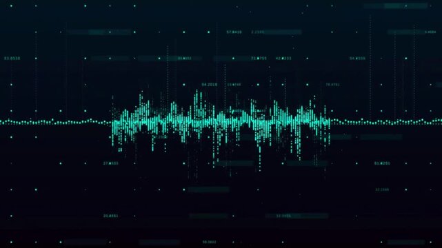 Animation Financial Data, IN BLUE COLOR 