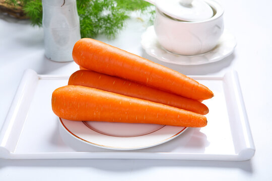 Fresh raw carrot vegetable healthy food still life