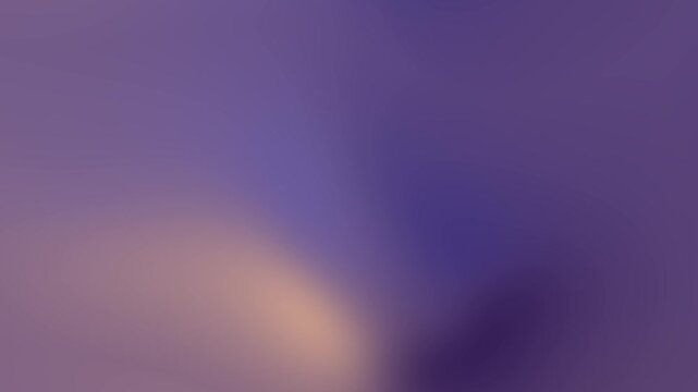Abstract blurred gradient loop in smooth deep purple and soft gold hues. Seamlessly looping abstract motion with elegant blurred gradient of smooth purple and soft gold colors.