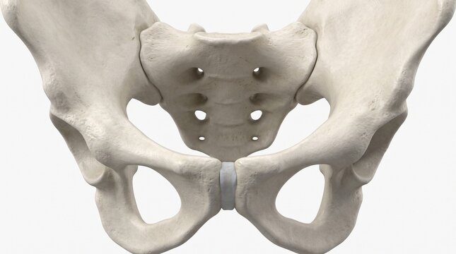 Human Pelvis Anatomy 3D Bone Model