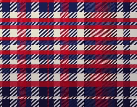 red blue and white plaid pattern