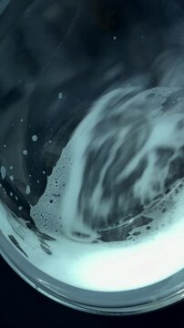 Domestic Laundry Cleaning Process in Washer