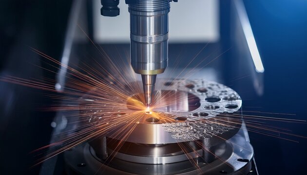 automated laser scanning system inspecting high precision industrial part