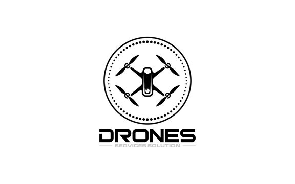 Illustration graphic vector of a drone service solution logo design template
