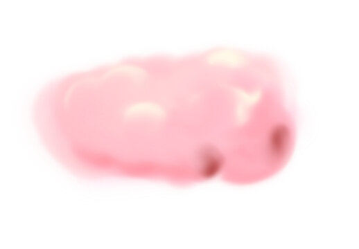 pink cloud bubble beautiful illustration 